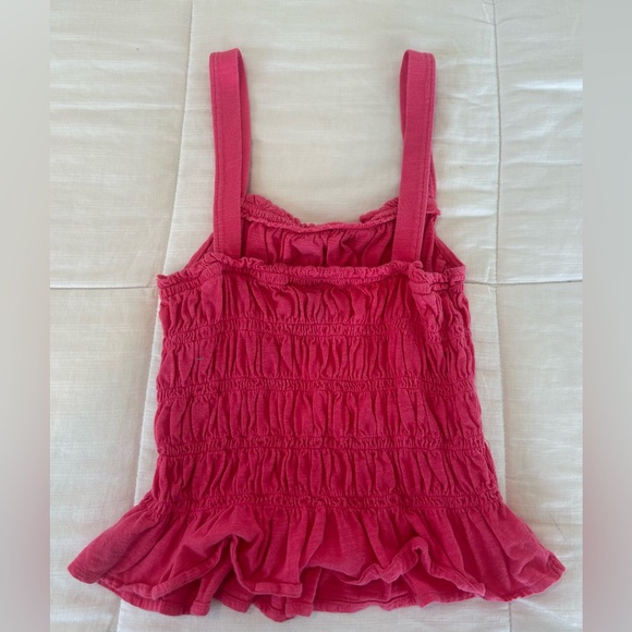 Pink Ruffled Women's Top - Picture 2 of 3
